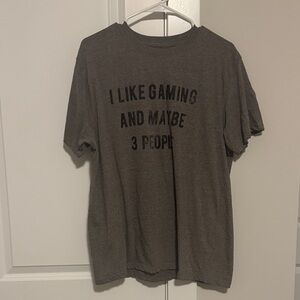 Crazy Dog T-Shirts Men's Gray Short Sleeve Tee